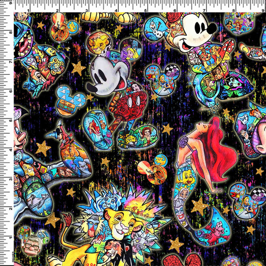 Magic Art - Main Character Toss - Rainbow Grunge