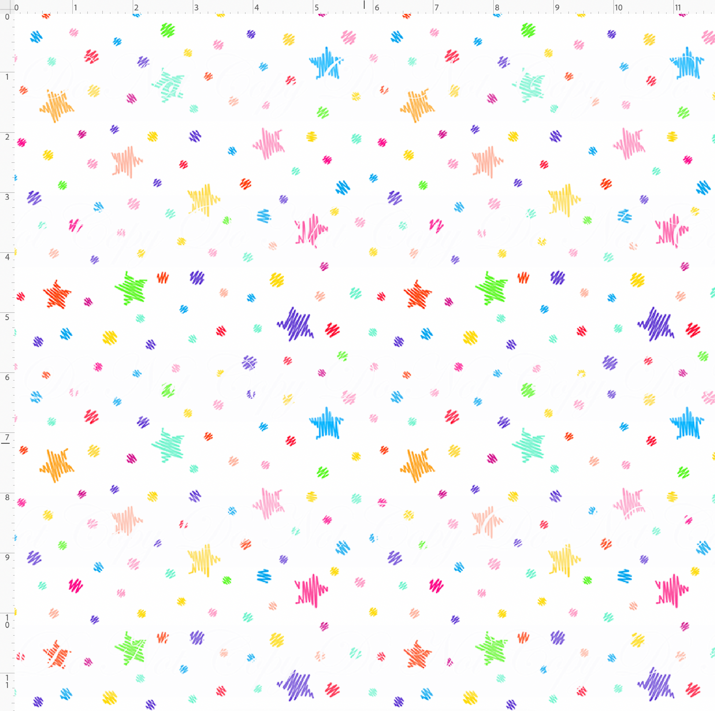 Magic In the Hallways - Stars & Dots - White