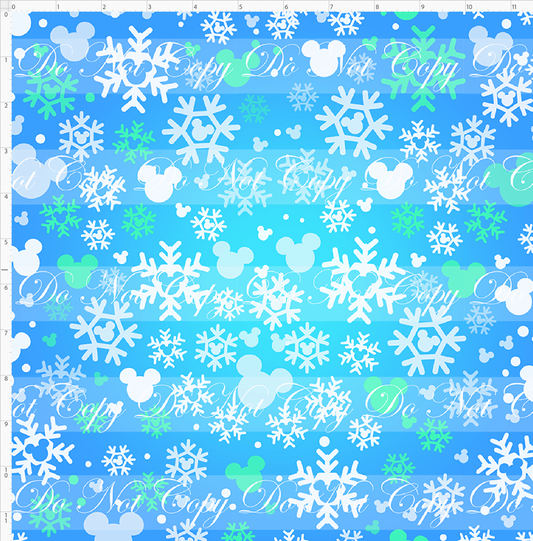 Magical Dept 56 Christmas Village - Coordinate - snowflakes