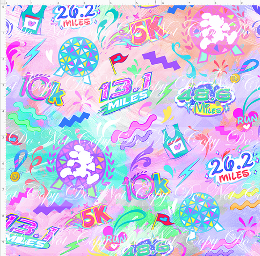 Magical Miles - Coordinate - peach - SMALL SCALE