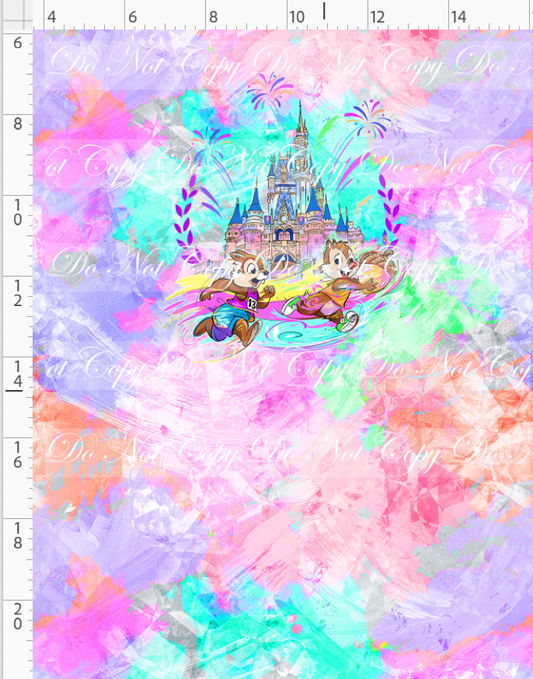 Magical Miles - panel - peach - chipmunk castle - CHILD