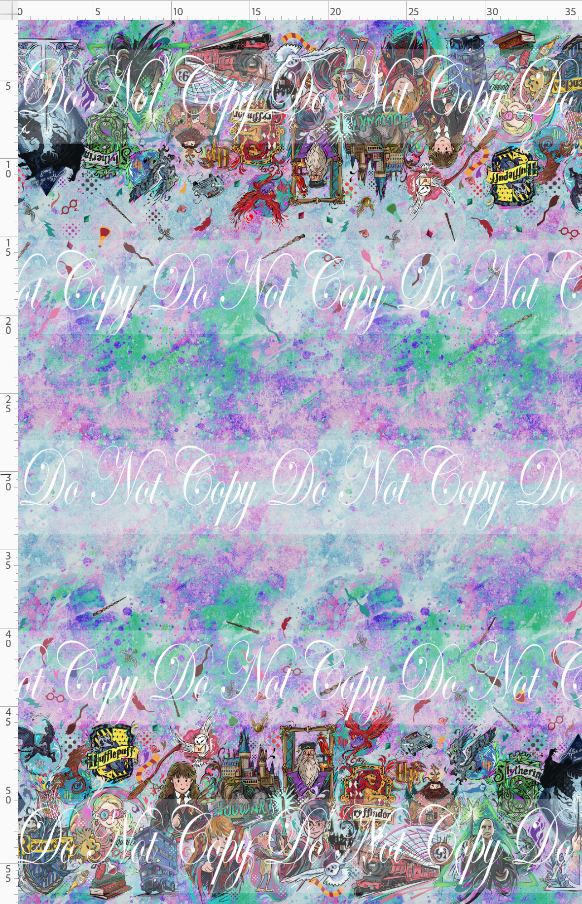Magical Mischief-Double Border-multicolor