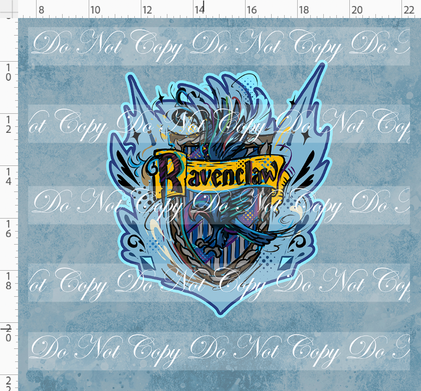 Magical Mischief-panel-blue crest-simple background-adult