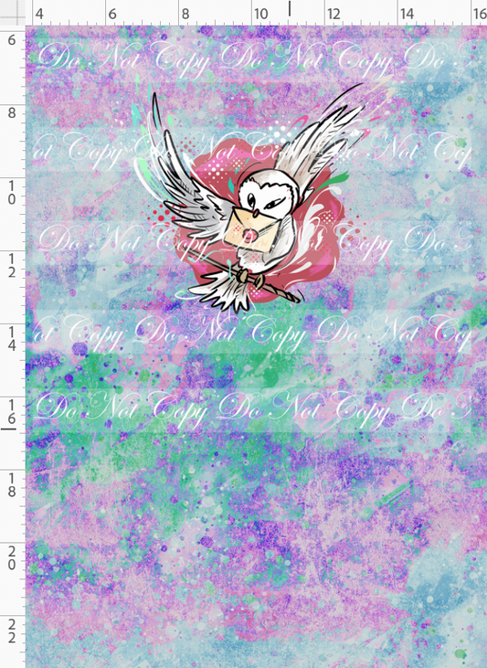 Magical Mischief-panel-owl-multicolor simple background-child