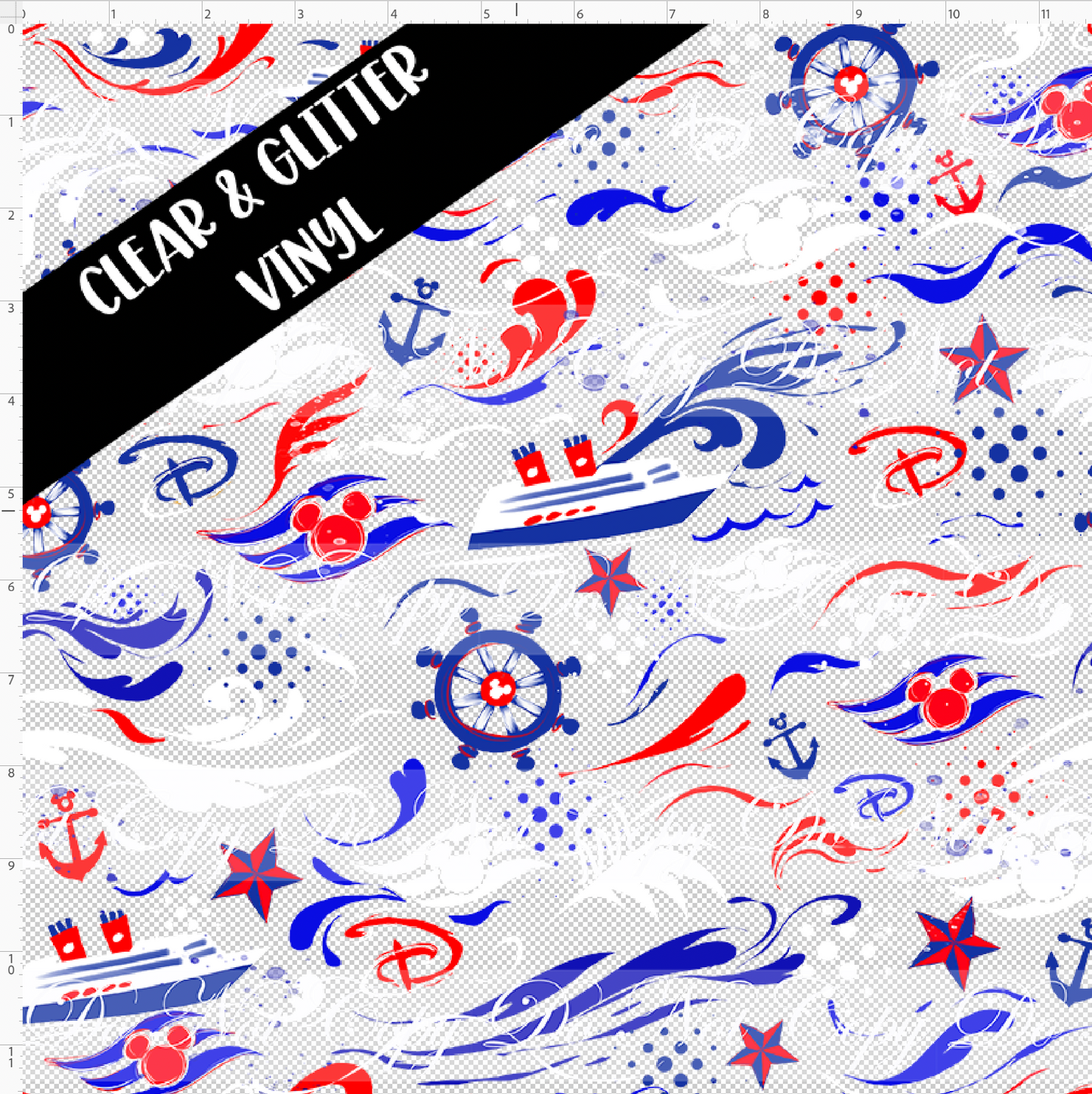 Magical Voyages-Coordinate-regular scale-CLEAR & GLITTER VINYL