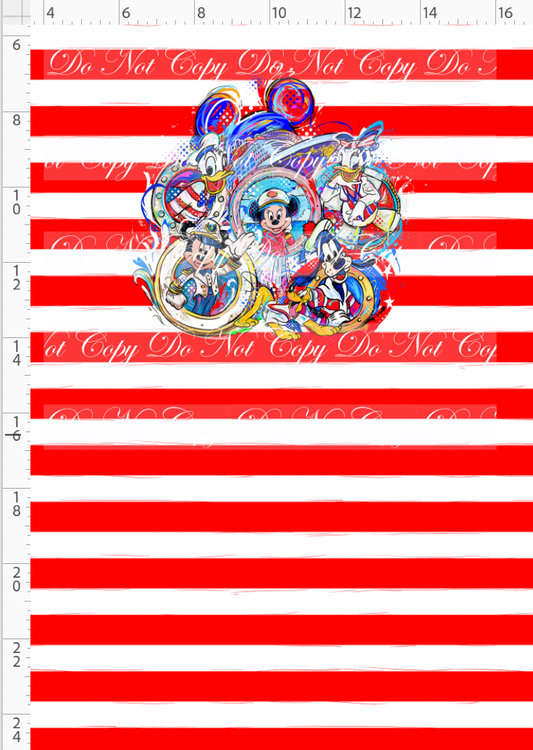 Magical Voyages - Panel - Everyone - red sketchy stripe - child