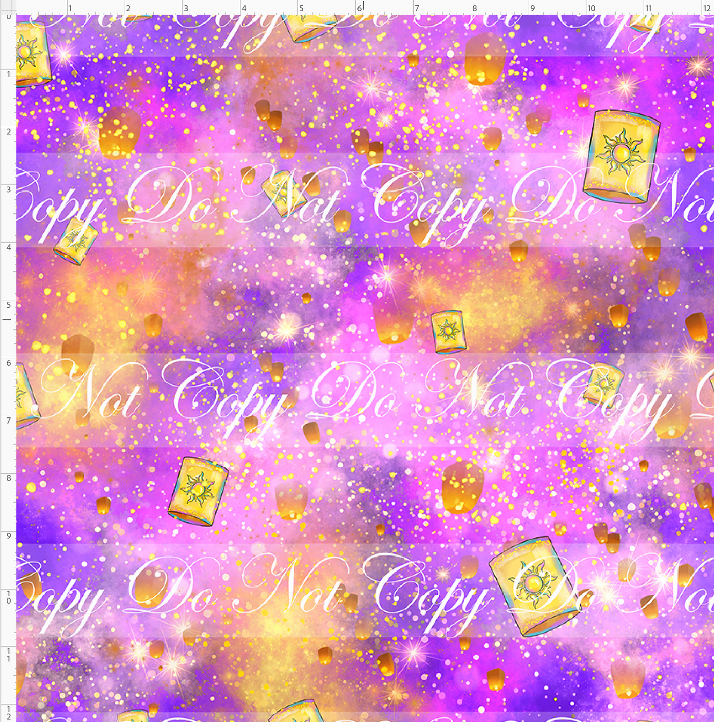 Maiden in the Tower - background - lanterns