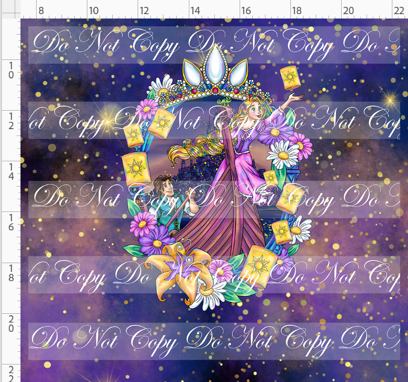 Maiden in the Tower - panel - dark purple - frame - ADULT