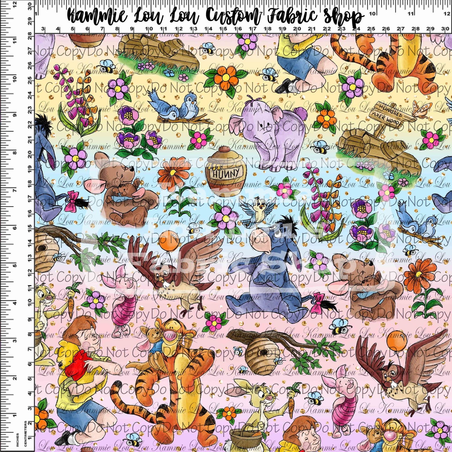 100 Acre Woods - Toss - Ombre