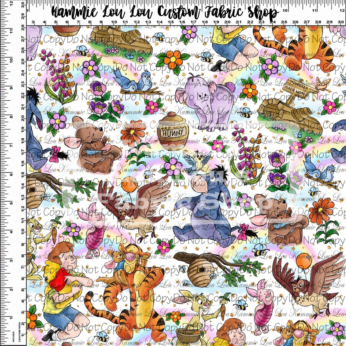 100 Acre Woods - Toss - White