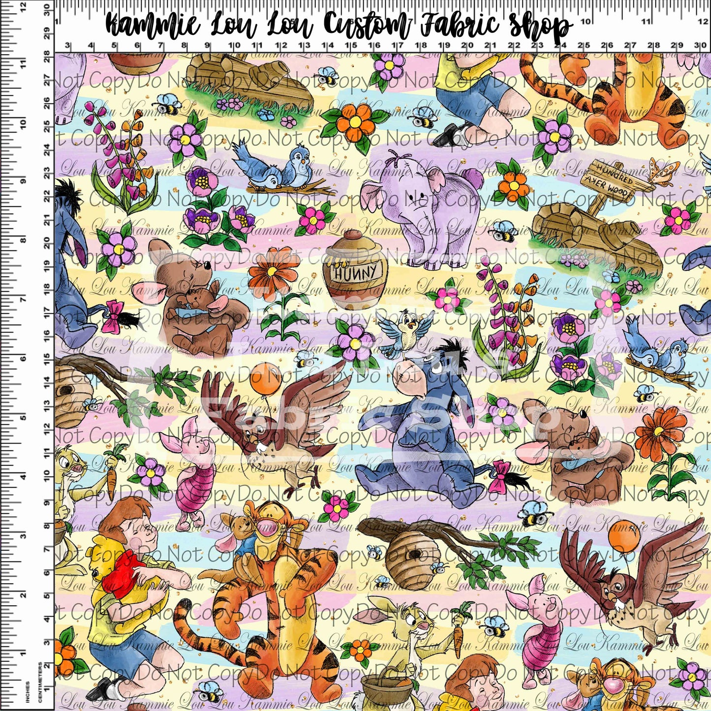 100 Acre Woods - Toss - Yellow