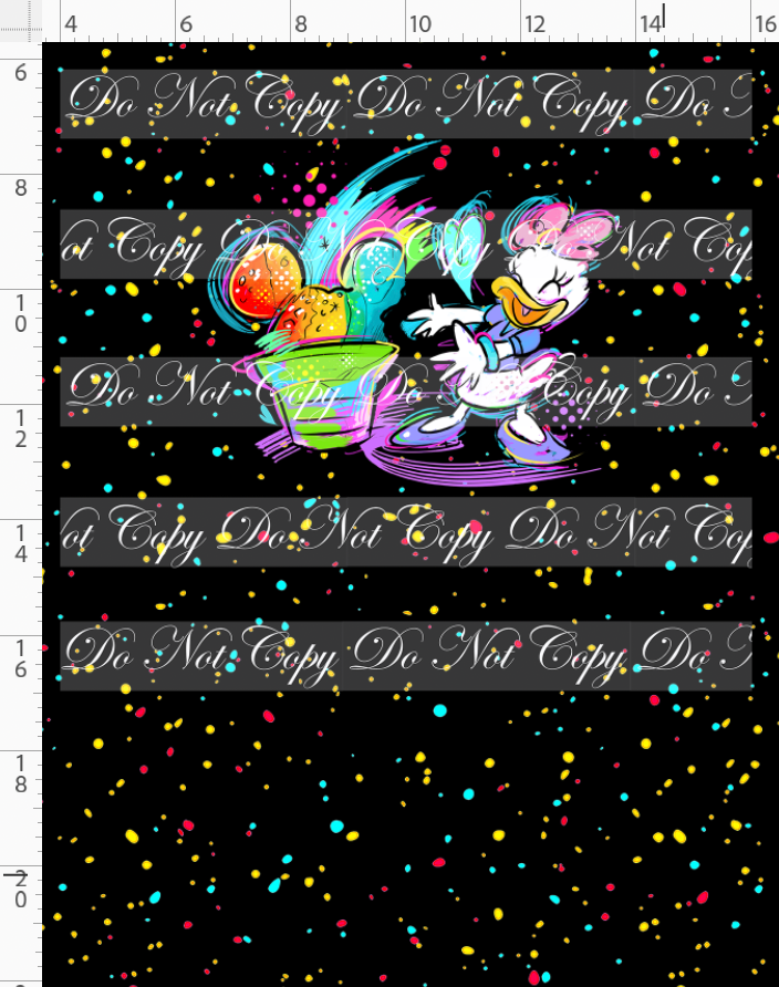 Mouse Munchies-panel-girl duck-black-child