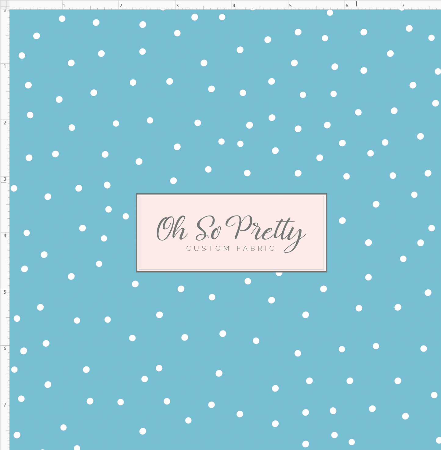 Mouse Pop-Dots-blue with white dots