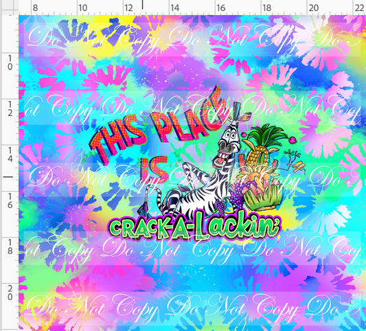 Move It Move It - Panel - rainbow - zebra - adult