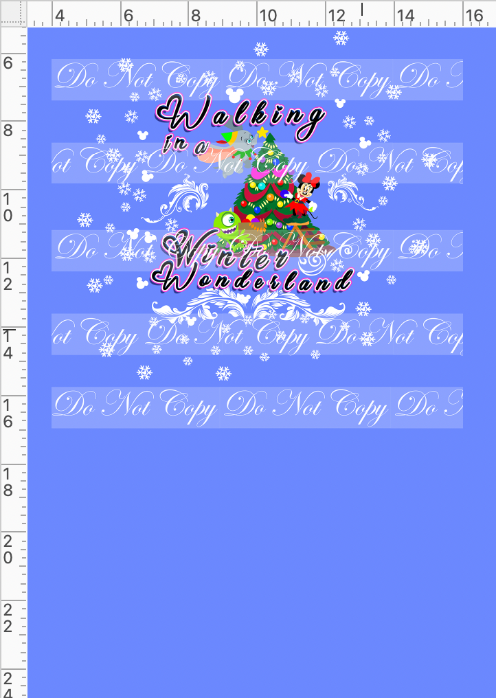 My Favorite Time of the Year-panel-girl mouse-winter wonderland-cornflower-child