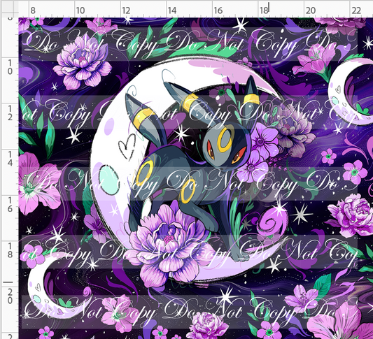 Nocturnal Cuties - panel - black and purple - umbreon - ADULT