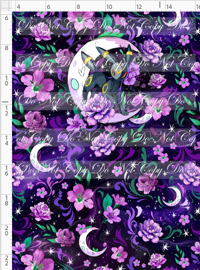 Nocturnal Cuties - panel - black and purple - umbreon - CHILD