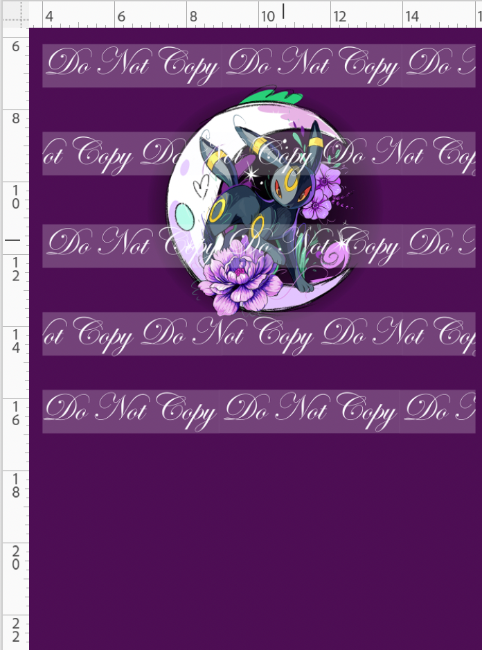 Nocturnal Cuties - panel - purple - Umbreon - CHILD