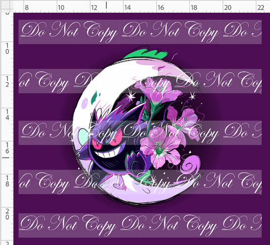 Nocturnal Cuties - panel - purple - gengar - ADULT