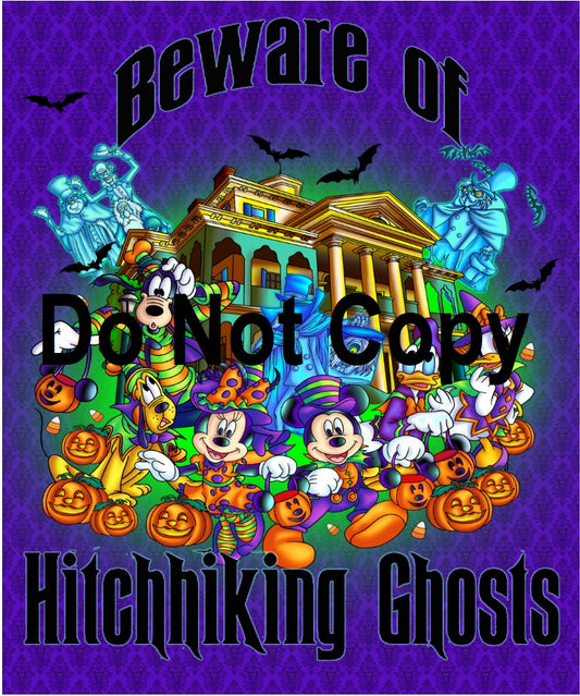 Not So Haunted Halloween - CHARACTER -  Full Size Blanket Panel 58W x 72H