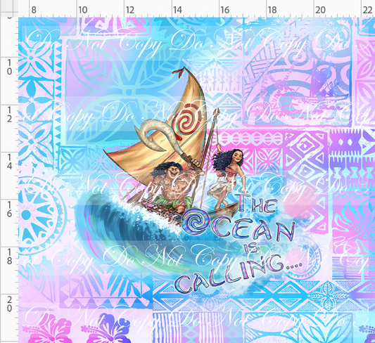 Ocean's Call-Panel-floral-Calling-Adult