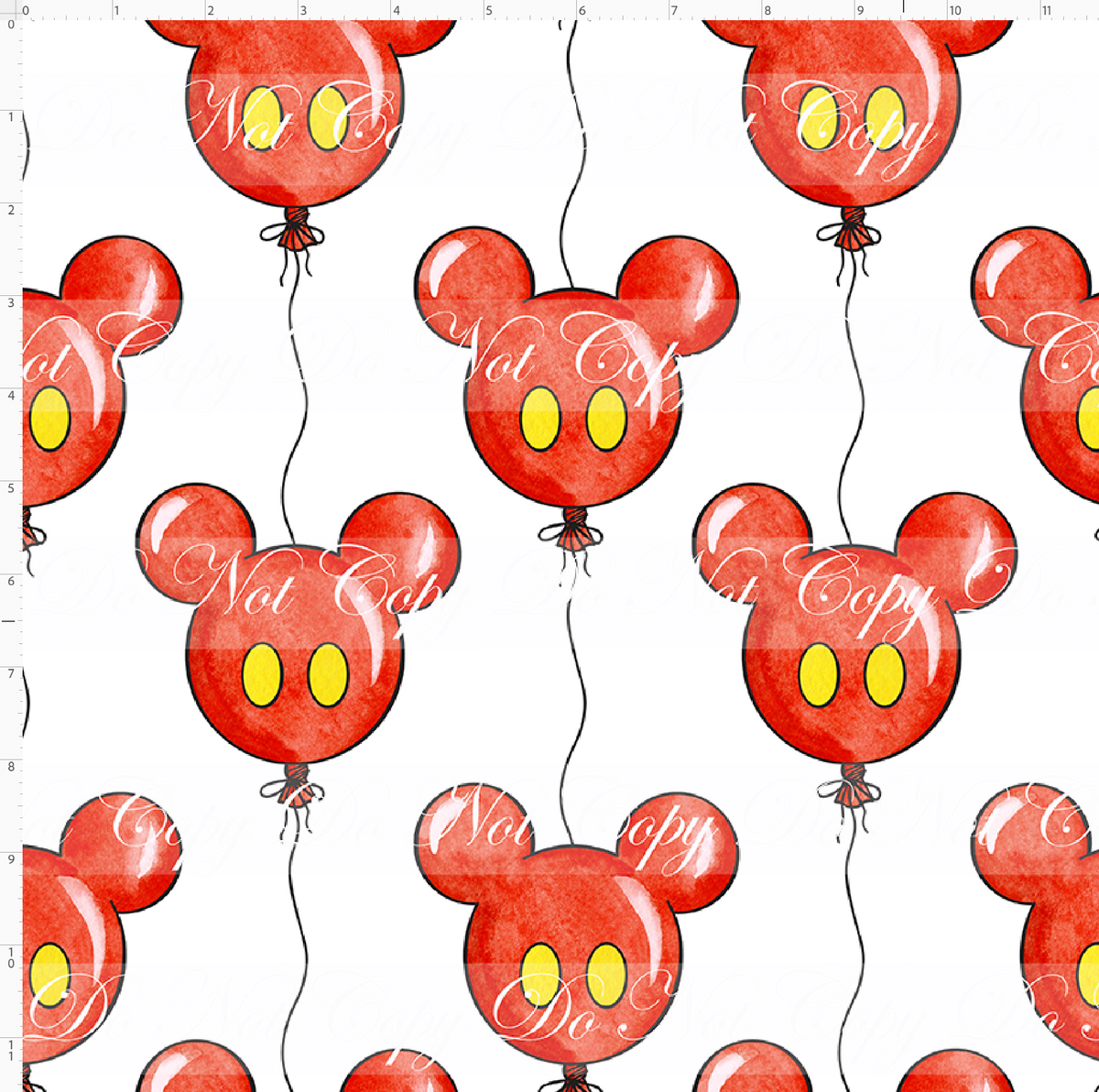 Oh Boy! & Oh Girl! - Classic Mouse - Balloons White
