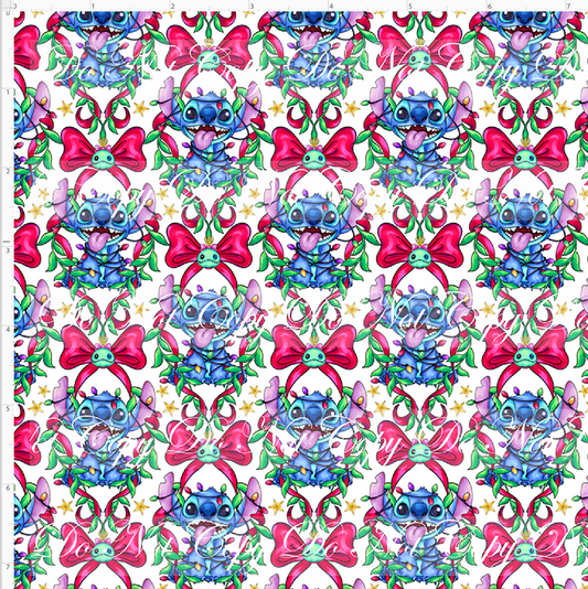 Ohana Holiday Magic - Alien Garland - white