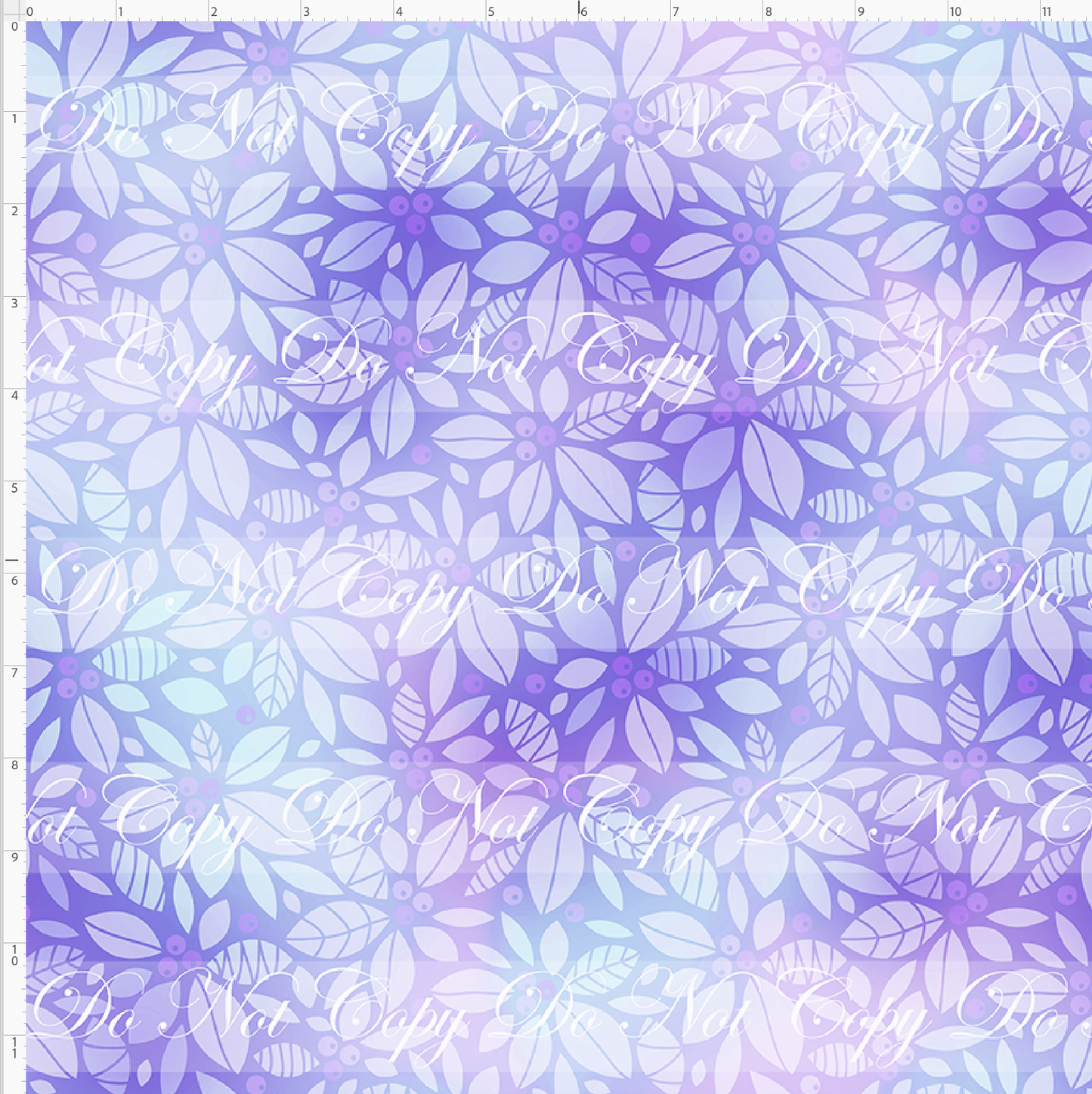 Ohana Holiday Magic - Flower Background - Purple