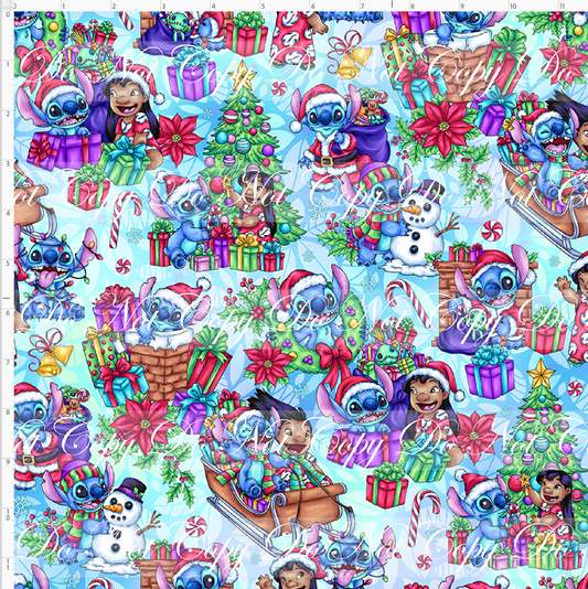 Ohana Holiday Magic - Main - Regular Scale - Aqua