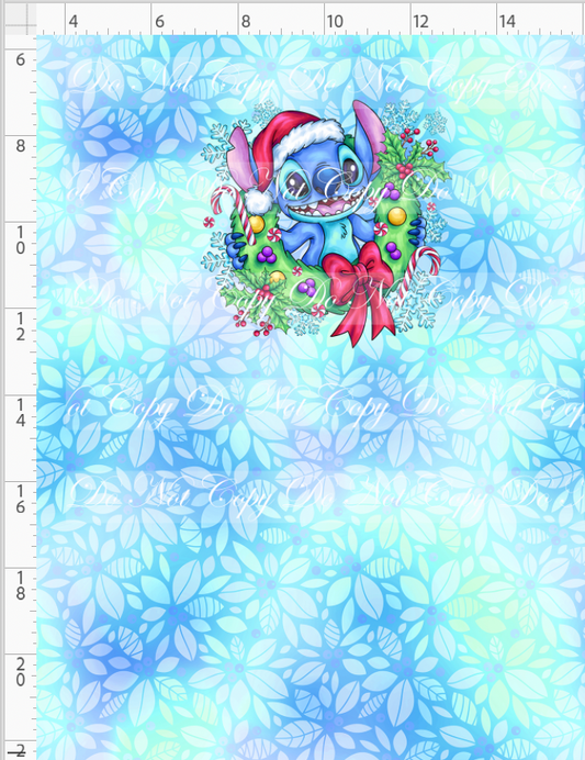 Ohana Holiday Magic - Panel - Child - Aqua