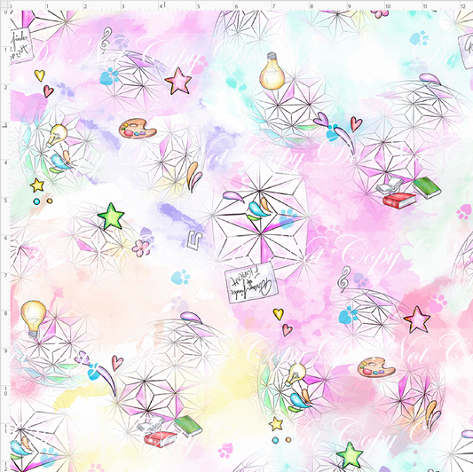 One little spark-background-elements