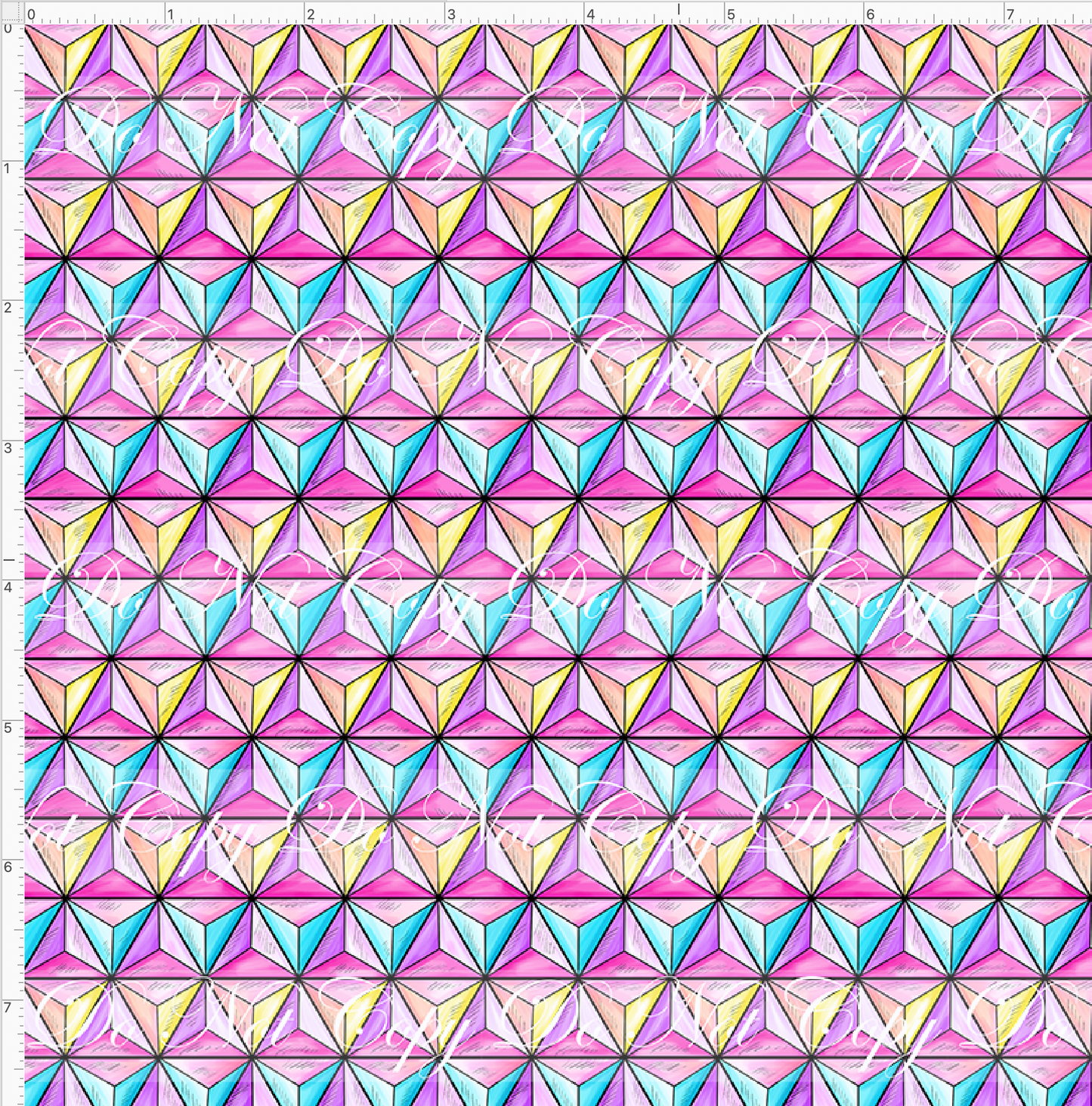 One little spark-triangles-colorful-small scale