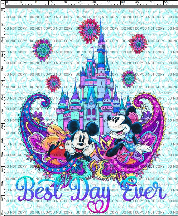 Paisley Mouse - Full Size Blanket Panel 58W x 72H