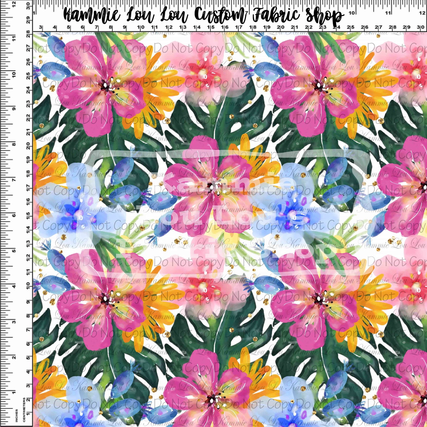 Paradise - White Hibiscus Floral