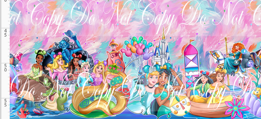 Park Day Princesses-double border