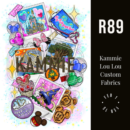 Park Memories - Full Size Blanket Panel 58W x 72H