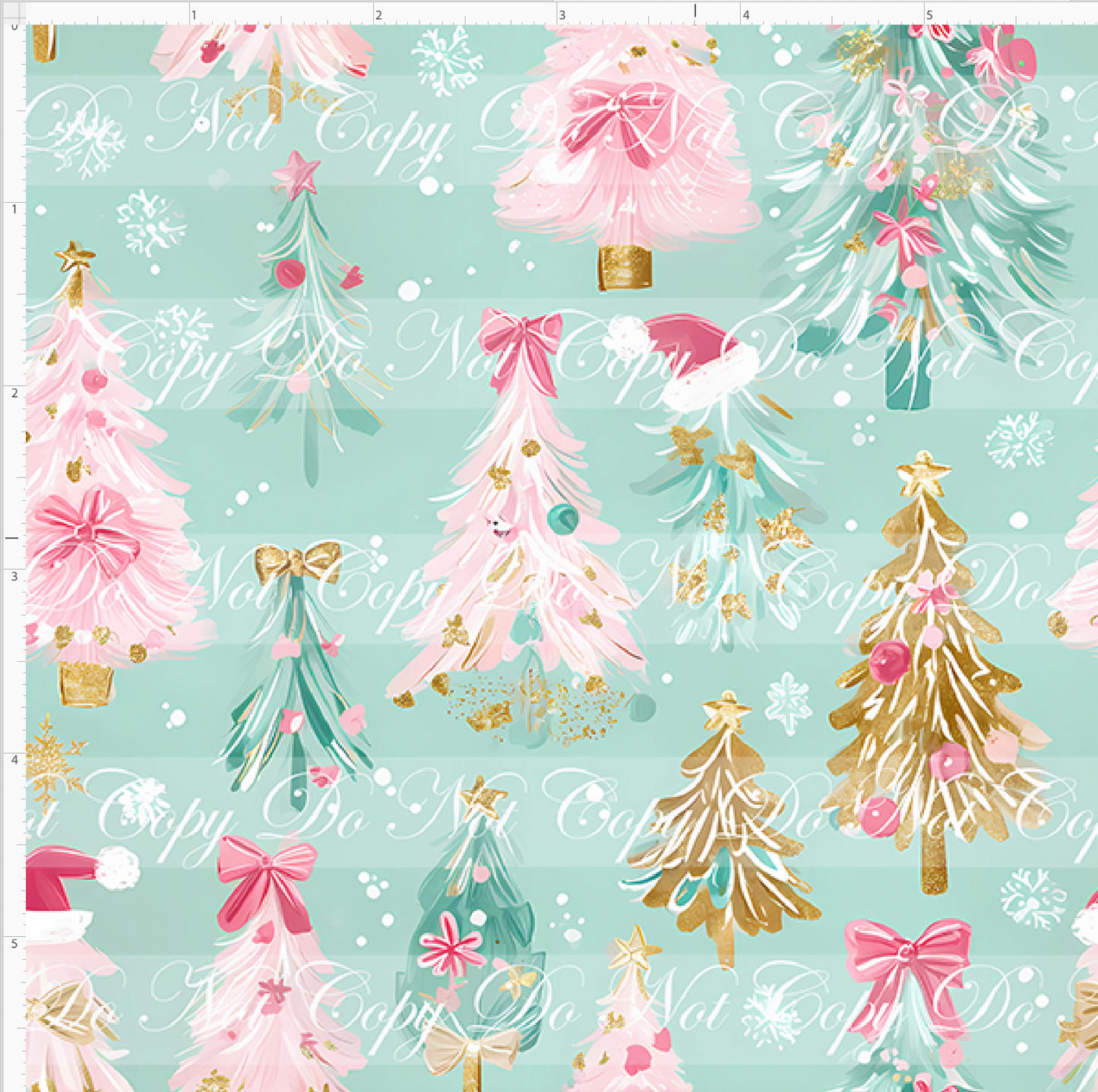 Pastel Pines - Small Scale