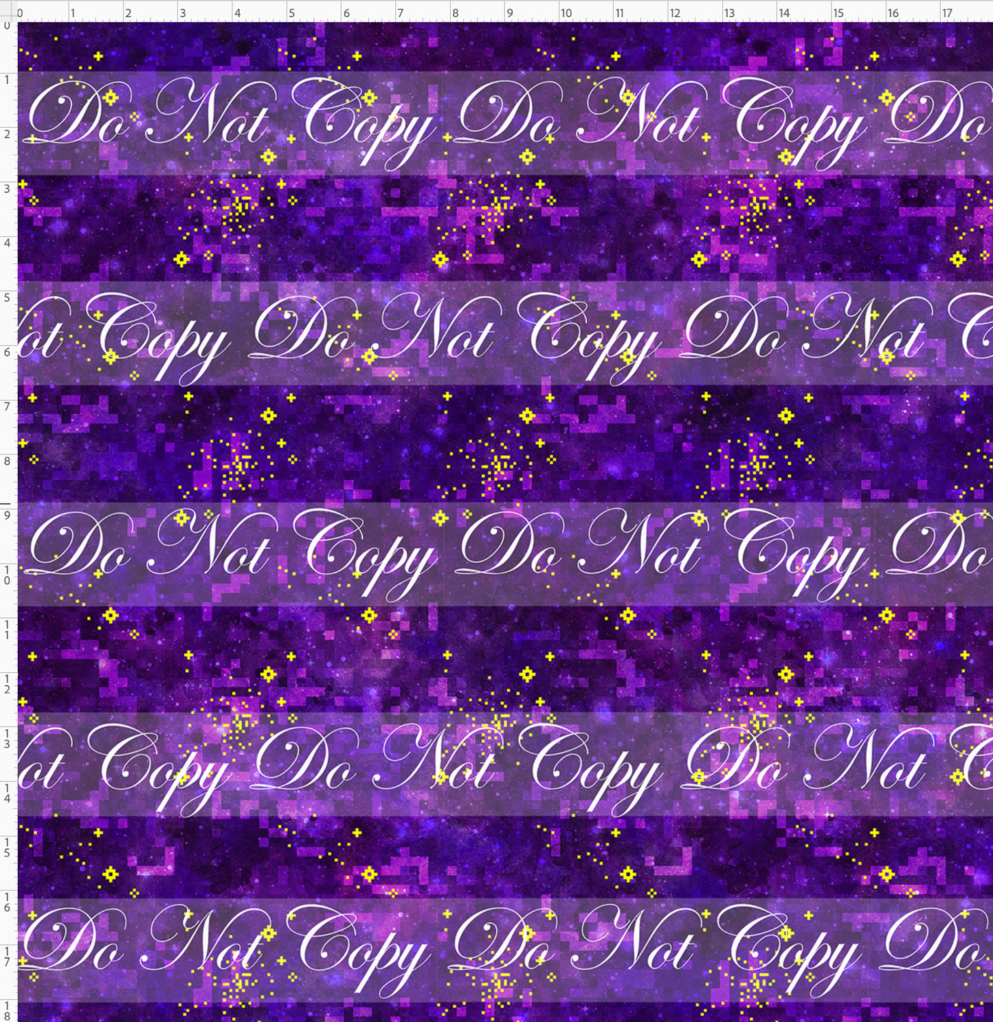 Pixel Princesses-purple background