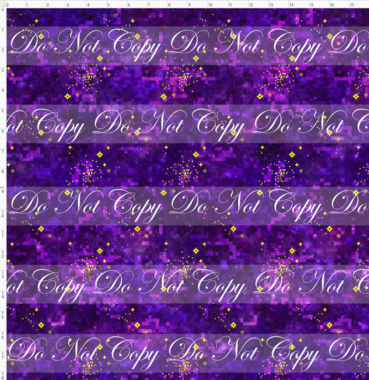Pixel Princesses-purple background