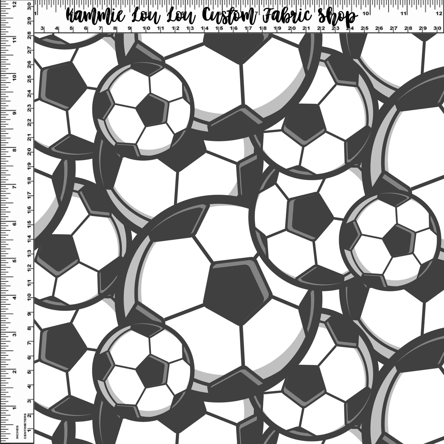 For the Love of the Game - Soccer Balls Stacked