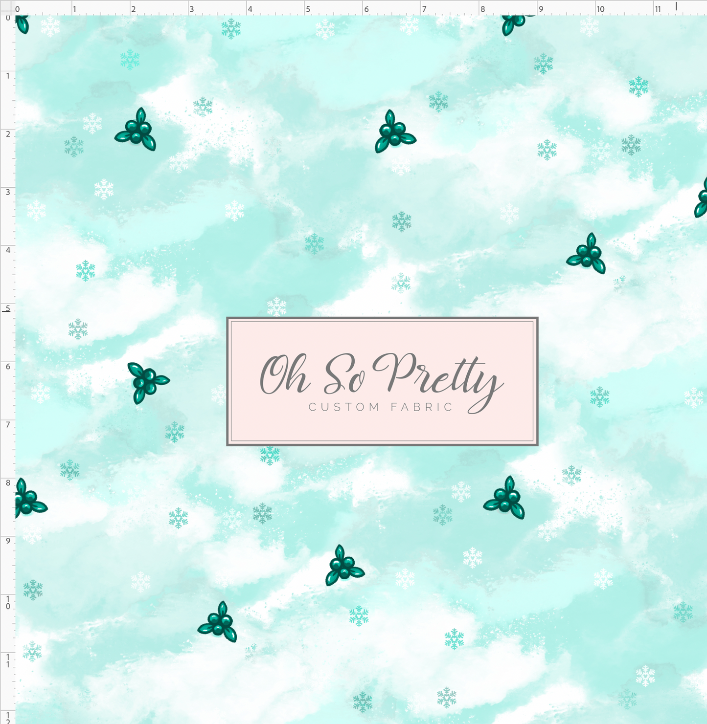 Poinsettia Mouse-background-green