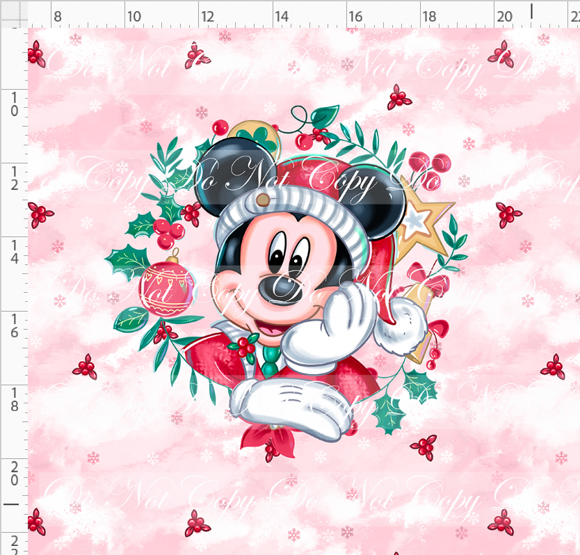 Poinsettia Mouse-panel-boy mouse-red-adult
