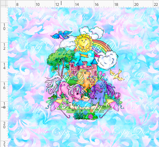 Pony Pals - panel - pastel - adult