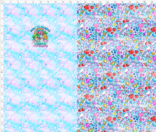Pony Pals - panel & Coordinate rapport - pastel - elements - sparkle - child