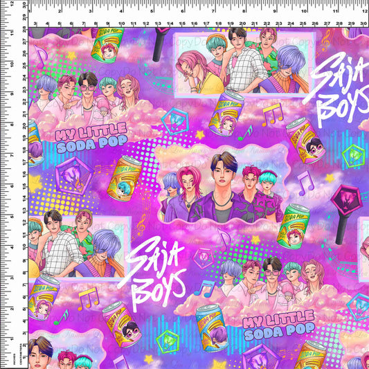 Pop Stars - Main #3 - Pink Background - Regular Scale