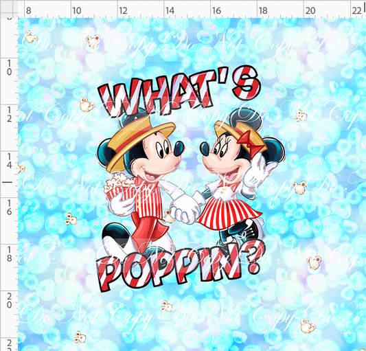 Poppin' Down Mainstreet-Panel-Whats Poppin-Blue-Adult