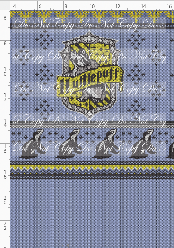 Potter Fair Isle - Panel - Badger House - Child