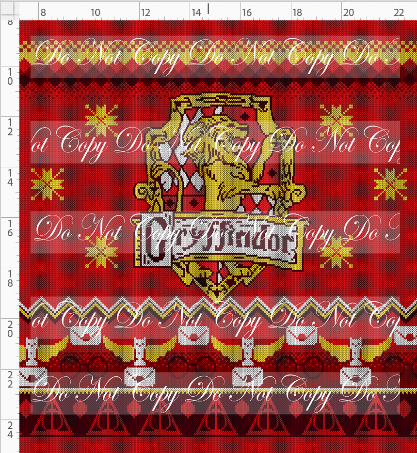 Potter Fair Isle - Panel - Lion House - Adult