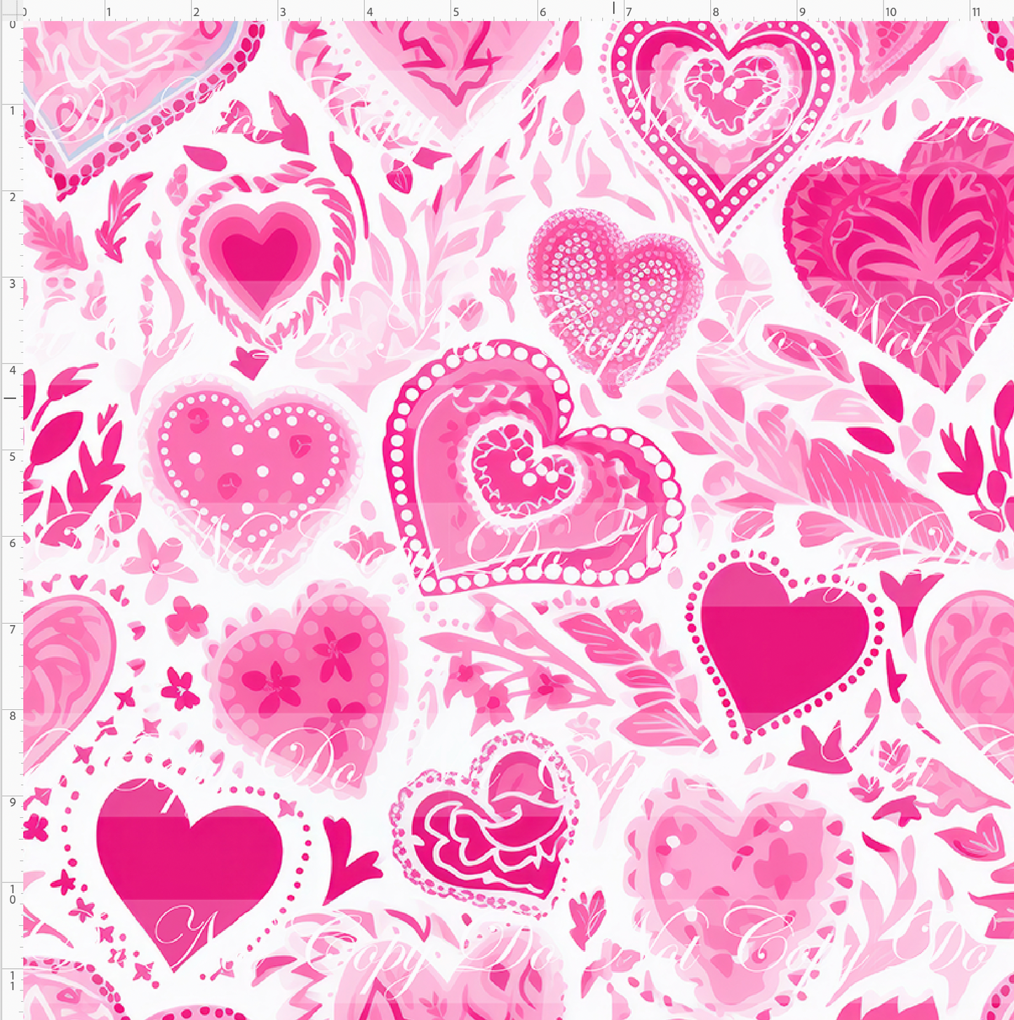 Preppy Hearts - Sweetheart Paisley