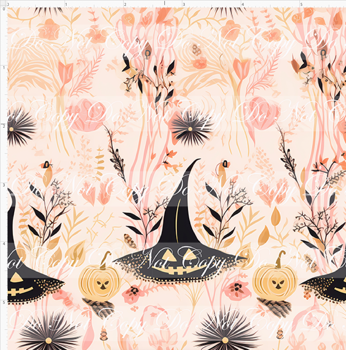 Preppy Pastel Halloween - Design 1 - Regular Scale